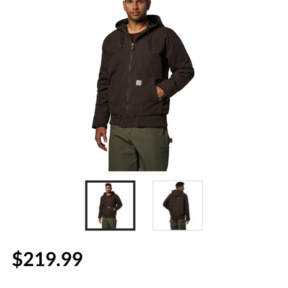 Carharrt Insulated Brown Jacket - Picture 4 of 4